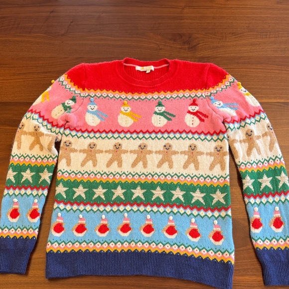 Boden Fair Isle Christmas sweater Sz S - Picture 4 of 8